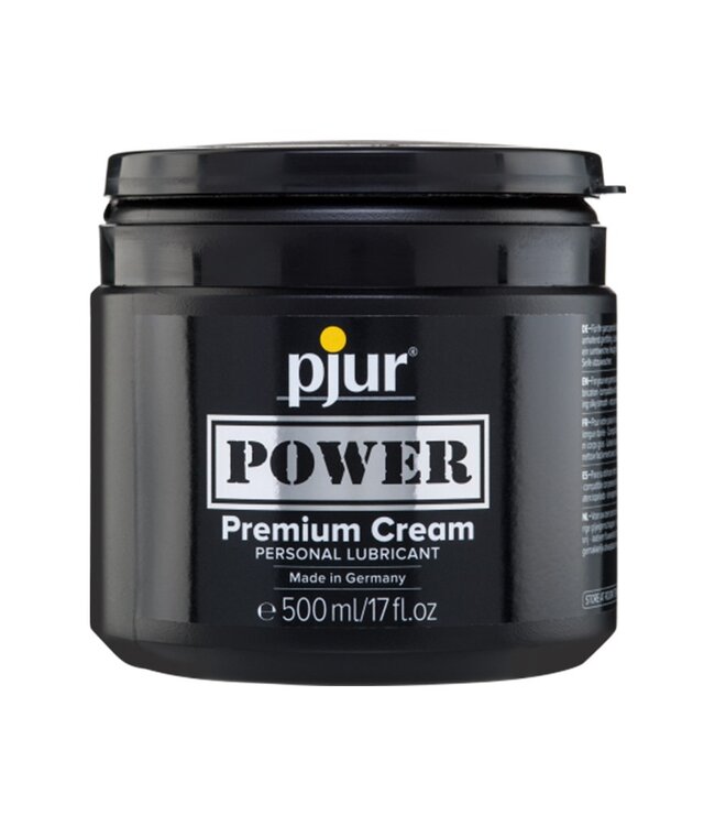 pjur - Power Premium Creme - Hybride Glijmiddel - 500 ml