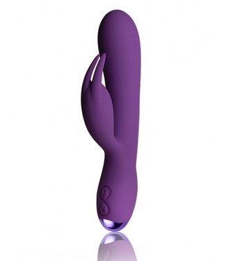 Rimba Rocks-Off - Flutter Rabbit - Rabbit Vibrator - Paars