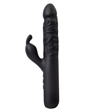 Rimba Rimba Toys - Sensual Nights SN06 - Realistische Rabbit Vibrator - Zwart