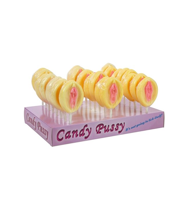 S&F Candy Pussy Lollipop 24pcs