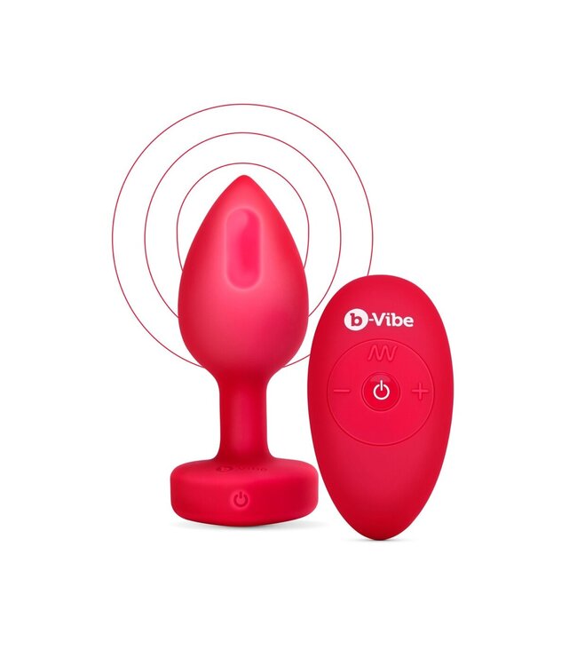 B-Vibe Vibrating Heart Plug M/L