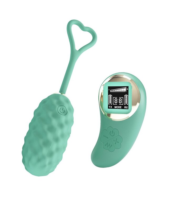 Pretty Love - Vivian - Ei-vibrator met afstandsbediening - Blauw