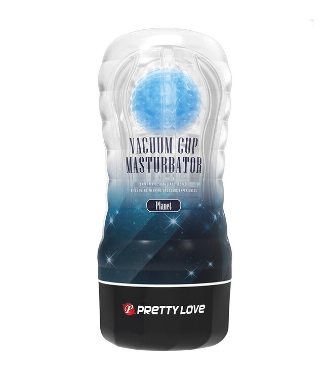 Pretty Love - Planet Blue - Vacuüm Masturbator Cup - Blauw