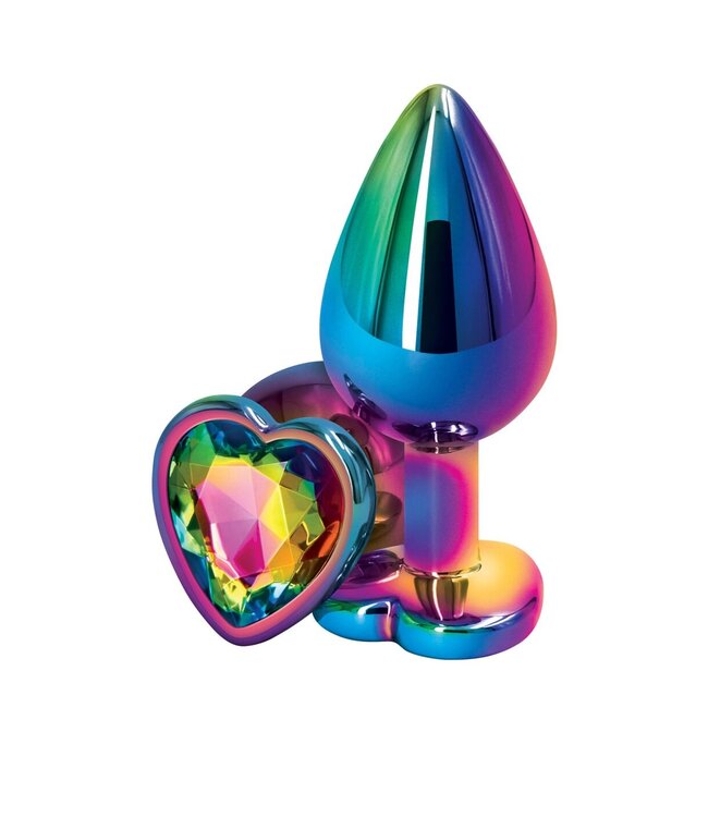 NS Novelties Rear Assets Mulitcolor Heart Medium