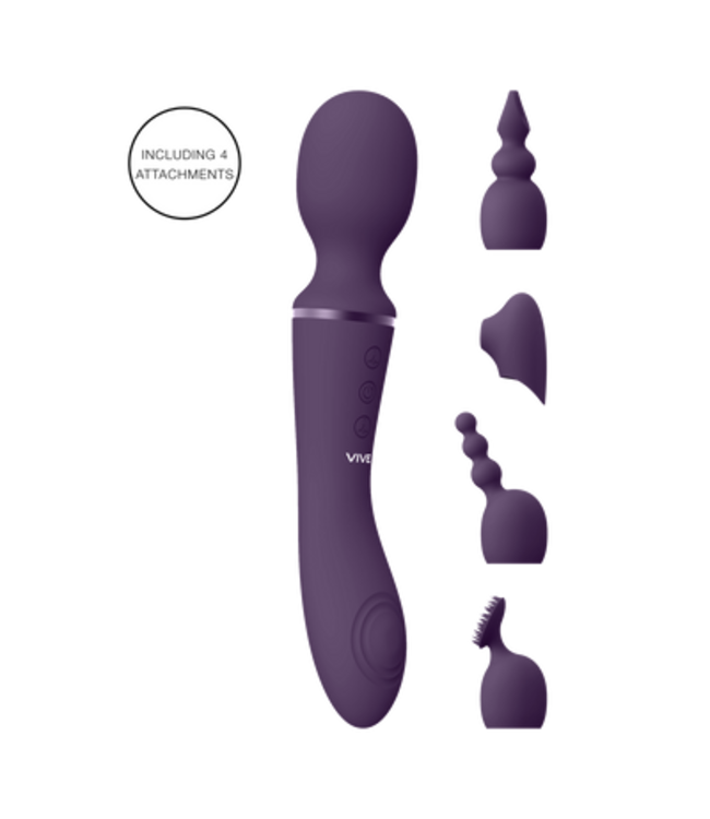 Nami - Pulse Wave  Vibrating Wand - Purple