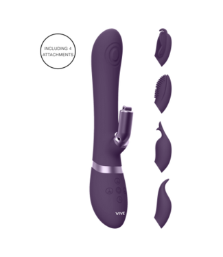 VIVE by Shots Etsu - Pulse Wave G-Spot Rabbit  Clitoral Stimulator - Purple