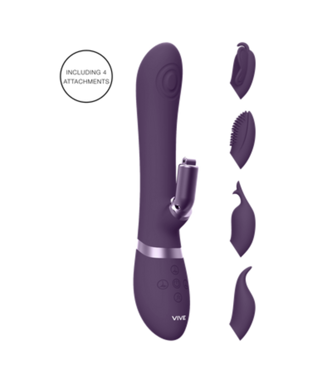 Etsu - Pulse Wave G-Spot Rabbit  Clitoral Stimulator - Purple