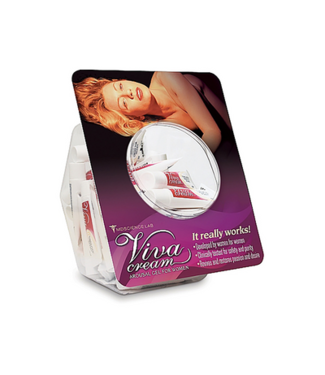 Swiss Navy Viva Cream Arousal Gel - Fishbowl - 50 Pieces