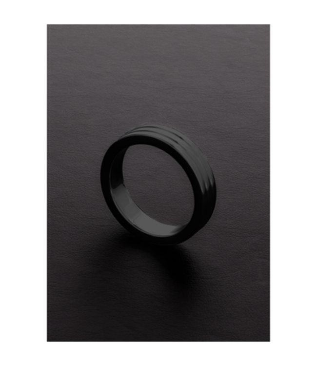 Gold Ribbed C-Ring - 0.4 x 1.6 / 10 x 40 mm