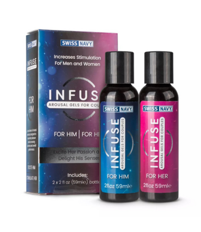 Infuse - 2 in 1 stimulerende gel voor koppels - 2 x 2 fl oz / 59 ml