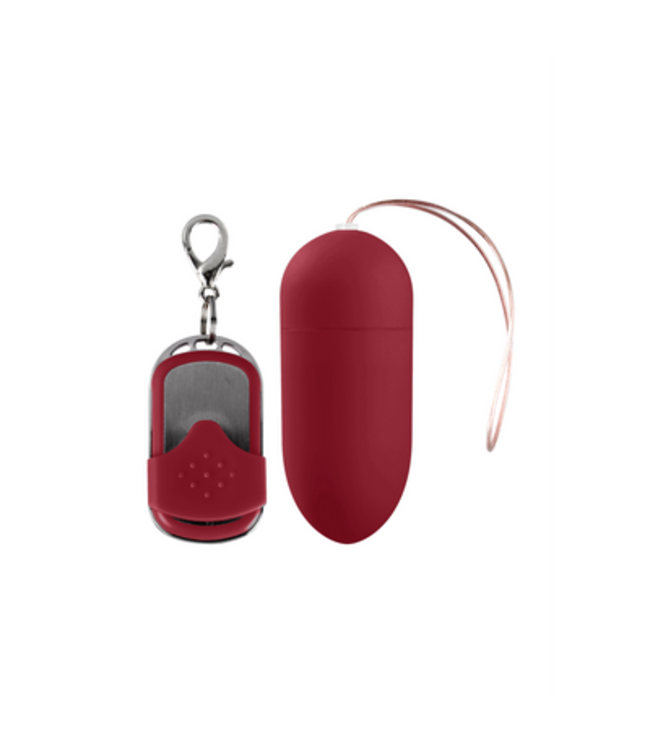 Vibrating Egg with 10 Speeds and Remote Control - L - Red