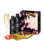 Shunga Body to Body Massage - Strawberry Sparkling Wine - 2 Pieces of 7.6 fl / 225 ml