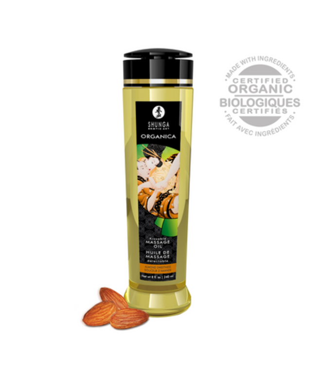 Organica Massage Oil - Almond Sweetness - 8 fl oz / 240 ml