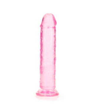 RealRock by Shots Straight Realistic Dildo with Suction Cup - 7'' / 18