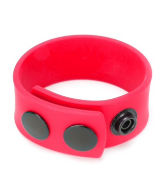 Prowler Red Silicone Cock Strap - Red