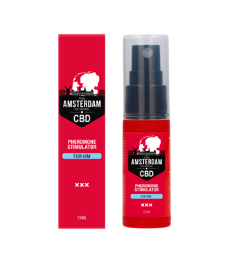 Pharmquests by Shots Original CBD Amsterdam Pheromone Stimulator for Him - 0.5 fl oz / 15 ml