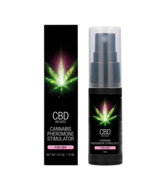 Pharmquests by Shots CBD Cannabis Pheromone Stimulator For Her - 0.5 fl oz / 15 ml