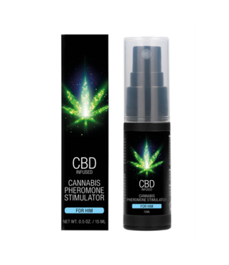 Pharmquests by Shots CBD Cannabis Pheromone Stimulator For Him - 0.5 fl oz / 15 ml