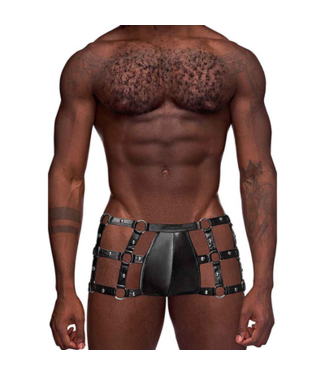 Male Power Vulcan - Cut Out Cage Short - L/XL - Black