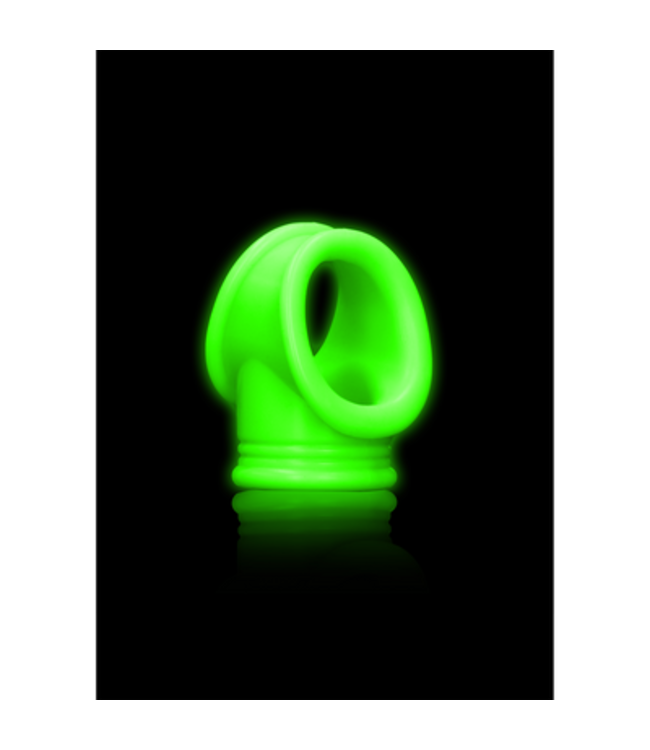 Cockring  Ball Strap - Glow in the Dark