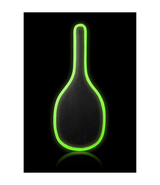 Ouch! by Shots Round Paddle - Glow in the Dark