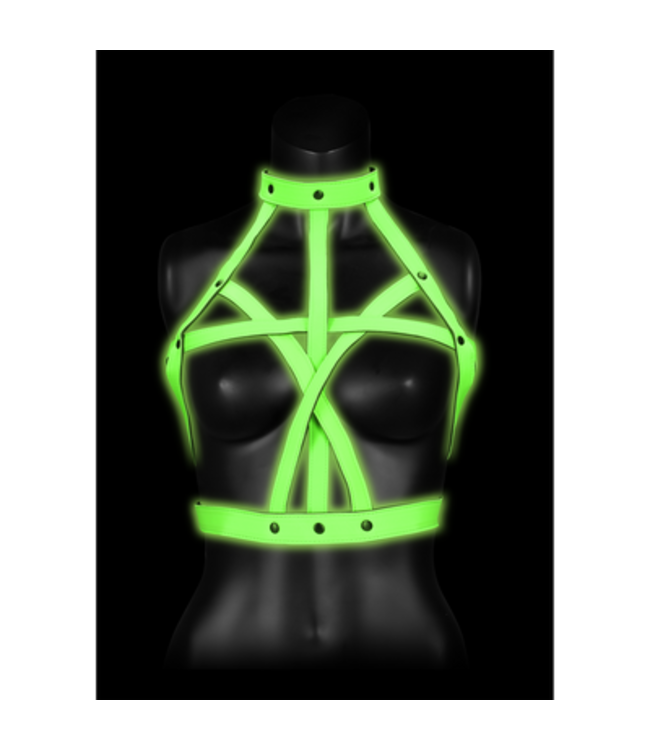 Bra Harness - Glow in the Dark - S/M