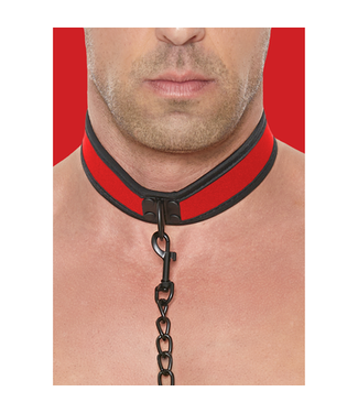 Ouch! by Shots Neoprene Collar with Leash