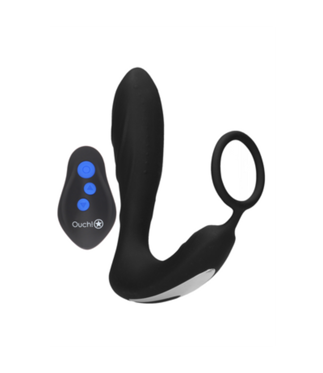 E-stim Vibrating Butt Plug  Cockring