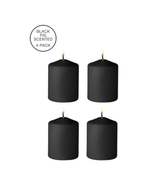 Ouch! by Shots Tease Candles - Disobedient - 4 Pieces - Black