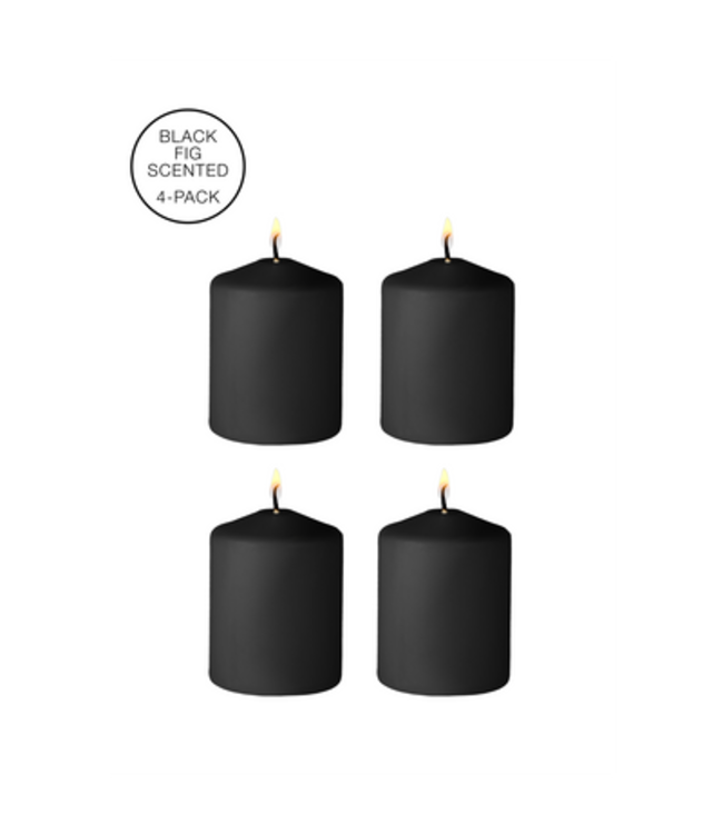 Tease Candles - Disobedient - 4 Pieces - Black