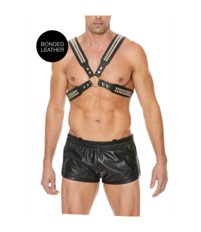 Pyramid Stud Men's Body Harness - One Size