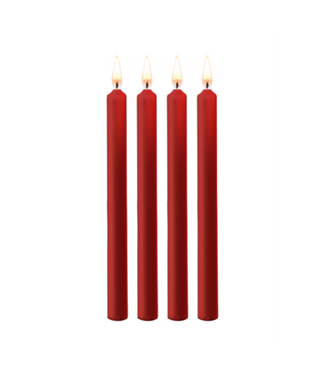 Ouch! by Shots Teasing Wax Candles - 4 Pieces - Large - Red