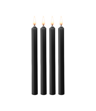 Ouch! by Shots Teasing Wax Candles - 4 Pieces - Large - Black