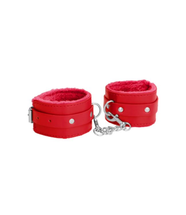 Plush Leather Handcuffs