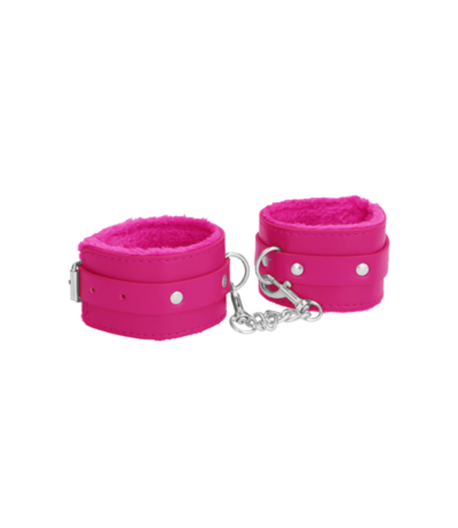 Plush Leather Handcuffs