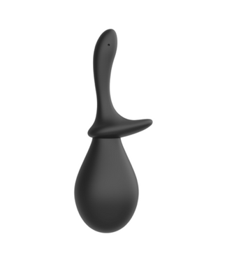 Nexus Anal Douche Set with 2 Silicone Tips - 260 ml - Black