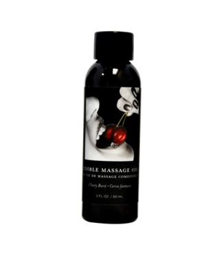 Earthly body Cherry Edible Massage Oil - 2 fl oz / 60 ml