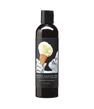 Earthly body Vanilla Edible Massage Oil - 8 fl oz / 237 ml