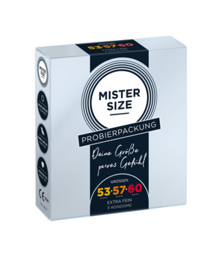 Mister Size Pure Feel - Condoms 53, 57, 60 mm - 3 Pieces