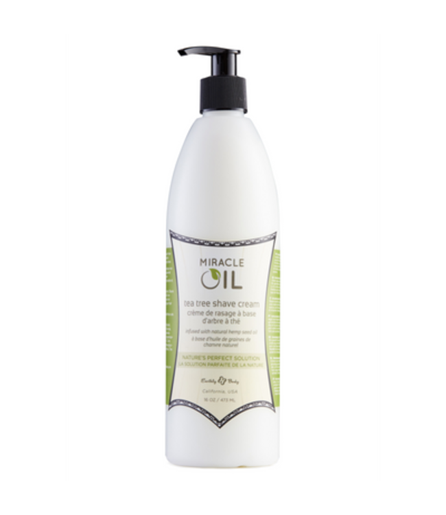 Miracle Oil Tea Tree Shaving Cream - 16 fl oz / 473 ml