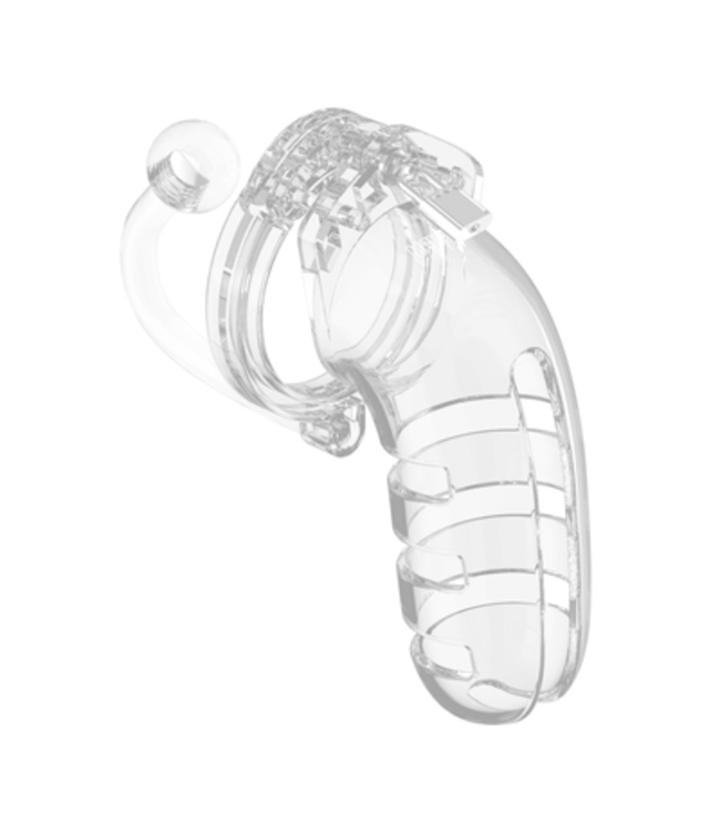 Model 12 Chastity Cock Cage with Plug - 5.5 / 14 cm