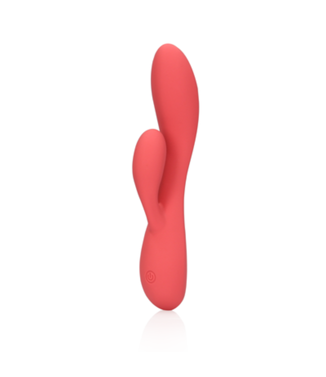 Smooth Ultra Soft Silicone Rabbit Vibrator - Astro Dust