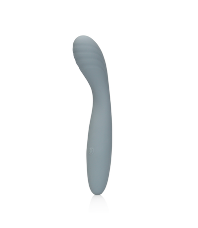 Ultra Soft Silicone G-Spot Vibrator - Basalt Grey