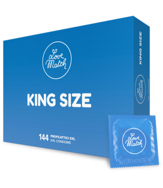 Love Match King Size - Condoms - 2.4 / 60 mm - 144 Pieces