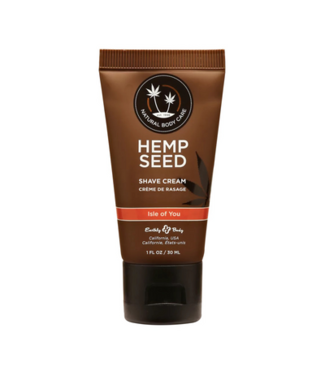 Earthly body Isle of You - Hemp Seed Shave Cream - 1 fl oz / 30 ml