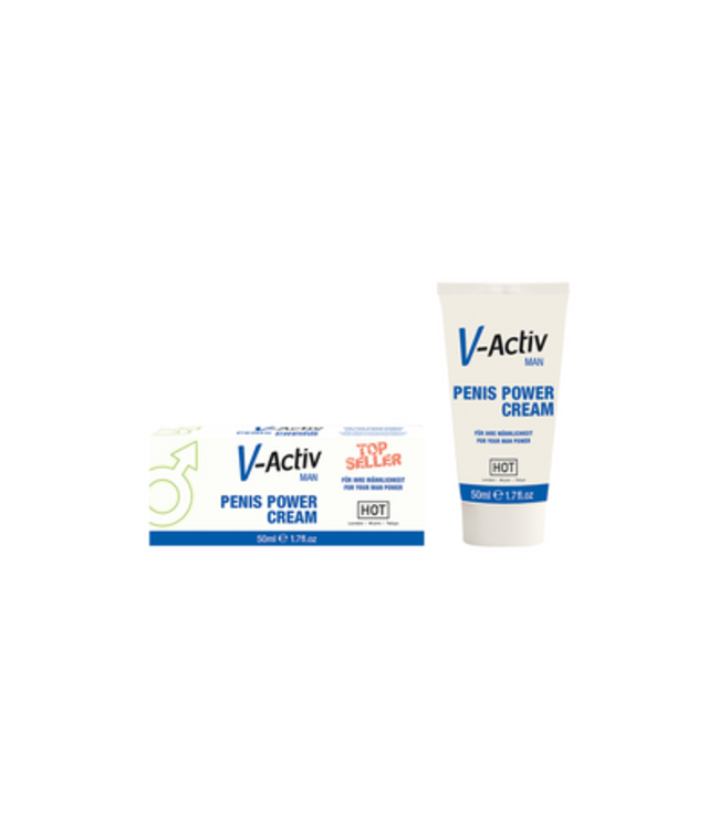 V-Activ - Penis Power Cream for Men - 2 fl oz / 50 ml