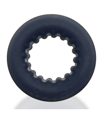 Oxballs Axis - Inner Ribbed Griphold Cockring - Black Ice