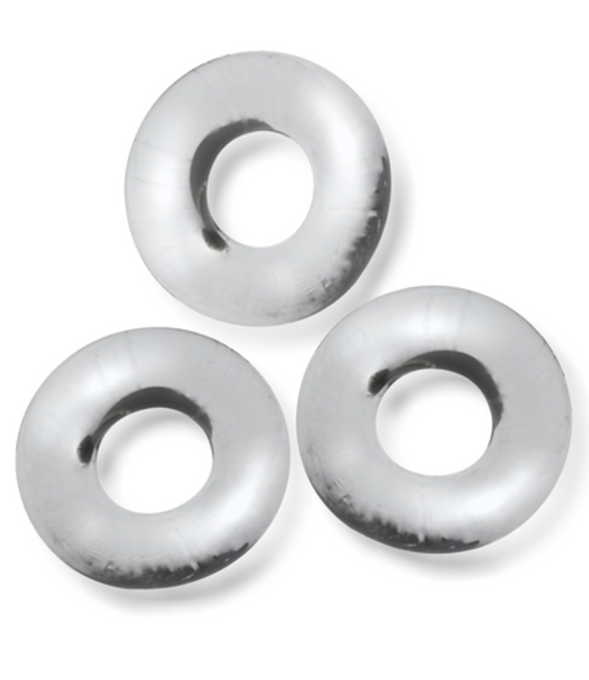 Fat Willy - 3-pack Jumbo Cockrings - Clear