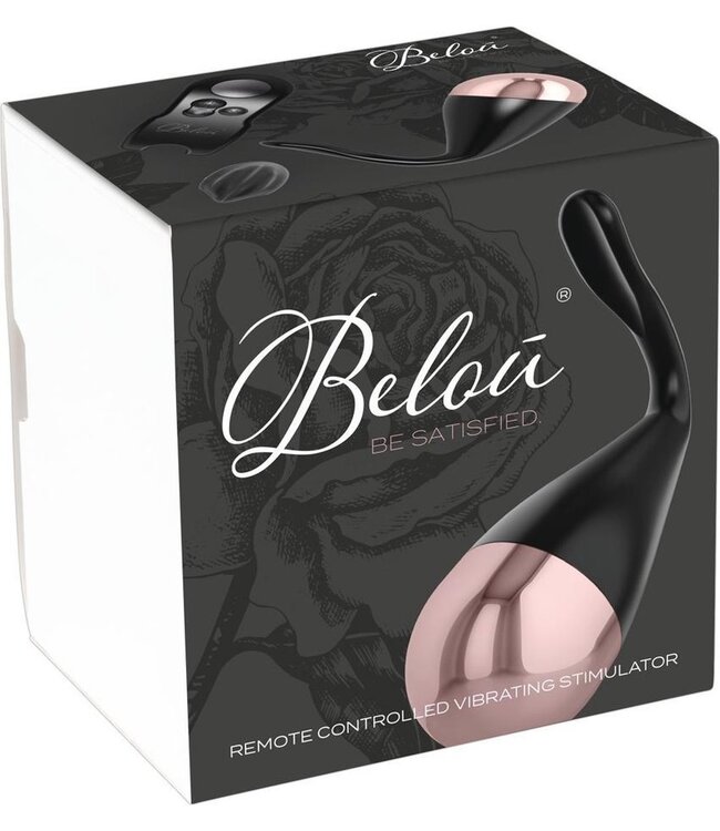 Belou - vibration egg and clitoral vibrator in one (black)