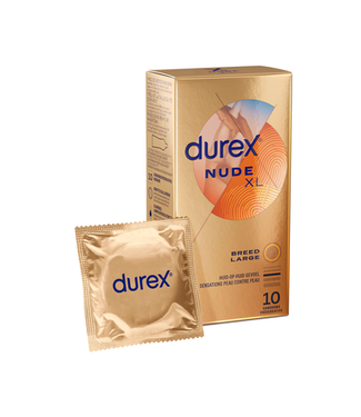 Durex Nude XL - Condoms - 10 Pieces